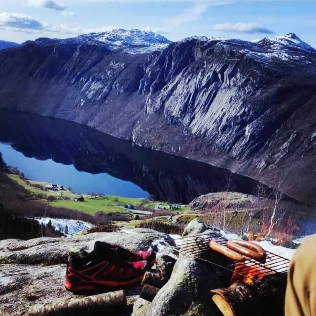 Hytte Ved Preikestolen Forsand Екстериор снимка