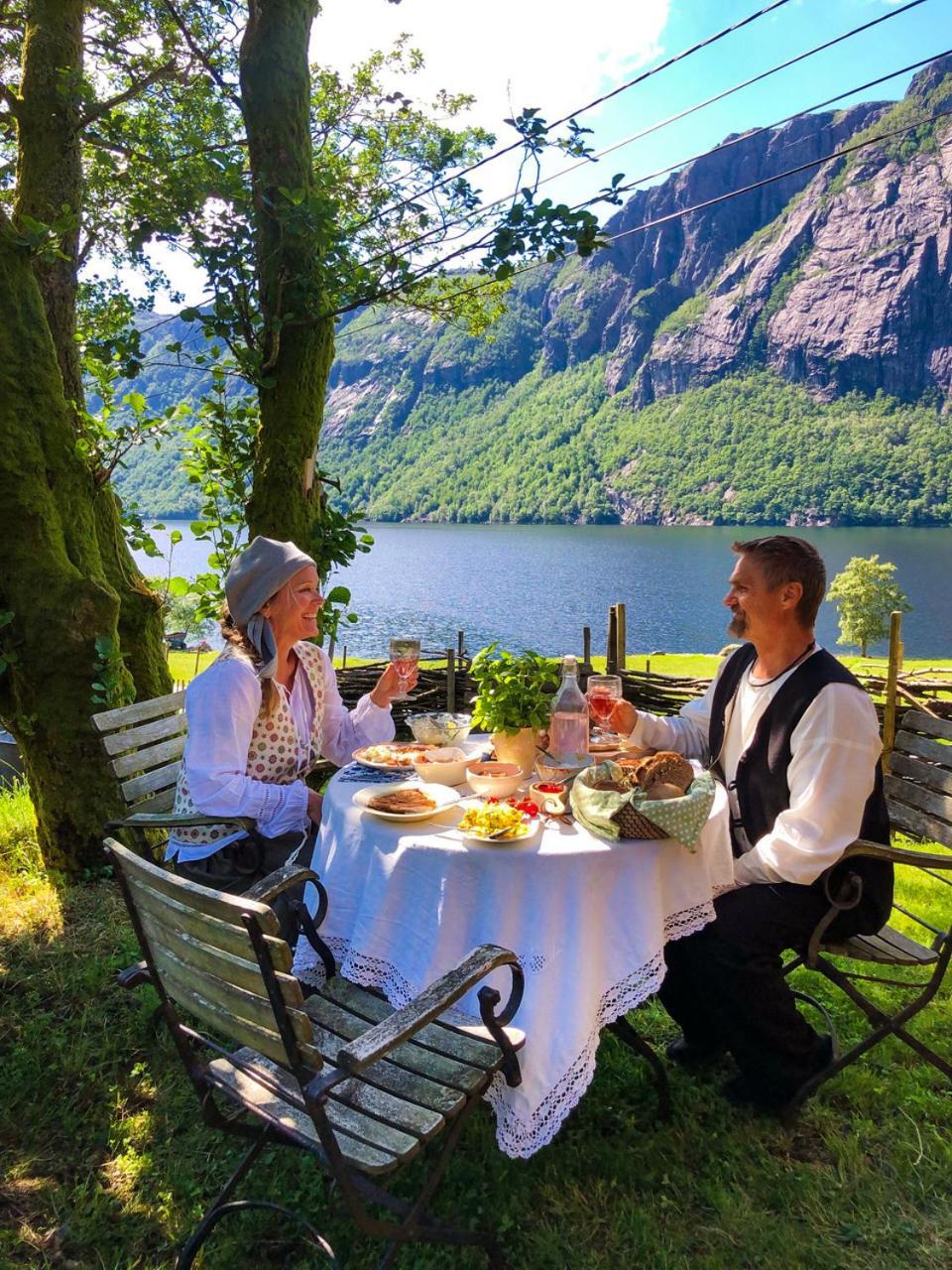 Hytte Ved Preikestolen Forsand Екстериор снимка